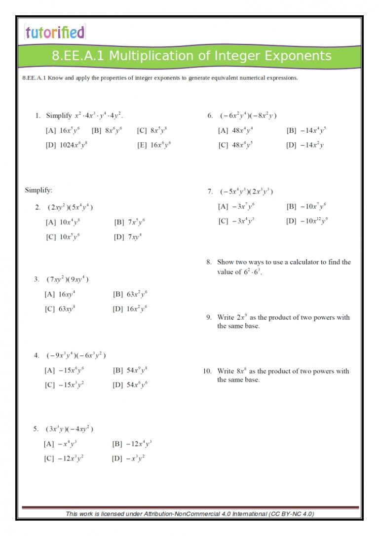 Pre-AP Algebra 1 Practice Test & PDF Worksheets