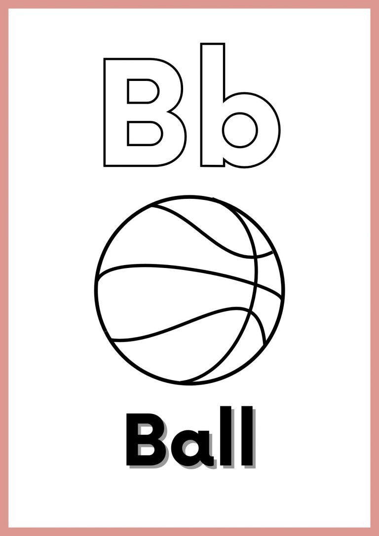 Free Letter B Pictures Worksheets Printable PDF