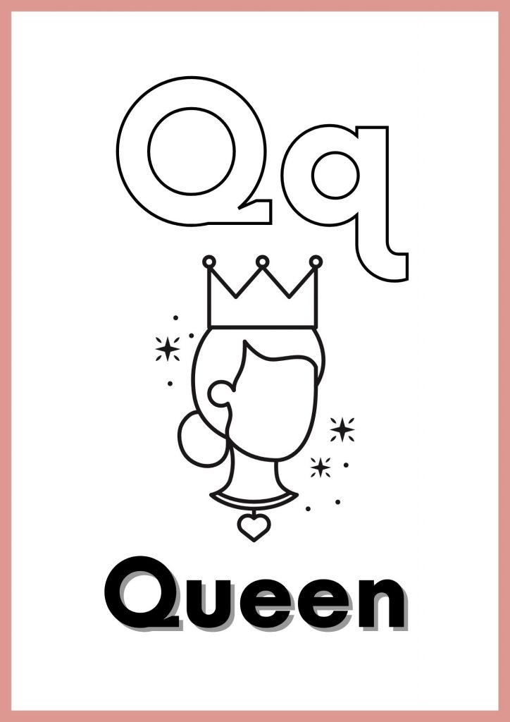Free Letter Q Pictures Worksheets Printable PDF