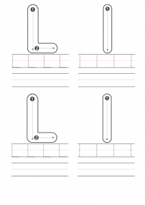Free Letter L Coloring Pages Printable PDF